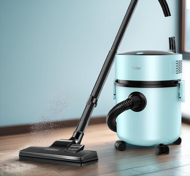 卖爆了！海尔 19000Pa 桶式吸尘器干湿两用，328 元大促清洁党速冲！