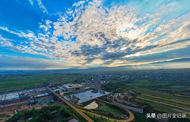山西襄汾：陶寺遗址博物馆秋景迷人