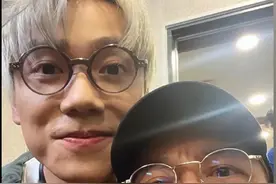 陈奕迅下巴受伤缝30多针后首次露面，“疤痕不明显”图片