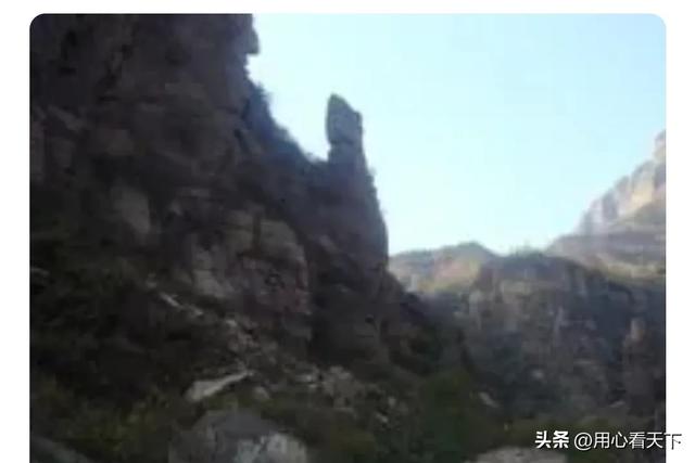 不要门票,轿车也能上去,辉县天柱峰大峡谷吸引众多网友前去游览