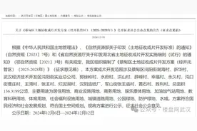 136公顷！武汉这个区域土地成片开发征收！图片