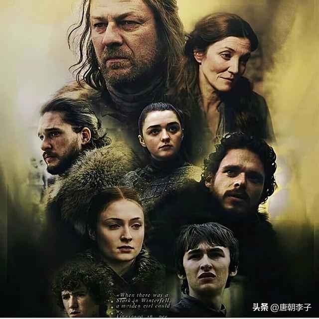 《权力的游戏》七大王国九大家族的结局，可惜玫瑰凋零