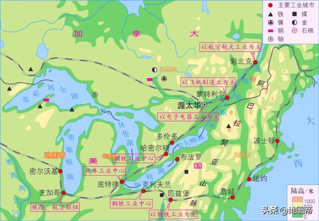 美国如何修一条运河,让五大湖取得出海口?