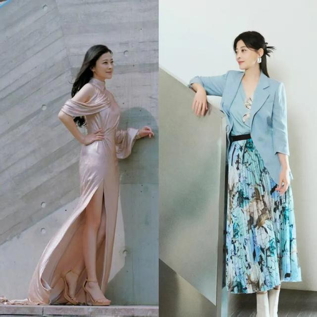 不得不说，50岁梅婷的穿搭，很值得中年女人学习，高级优雅还减龄
