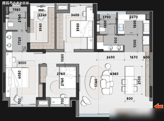 90平米不买三居，120平米不买四局，120四居大改造