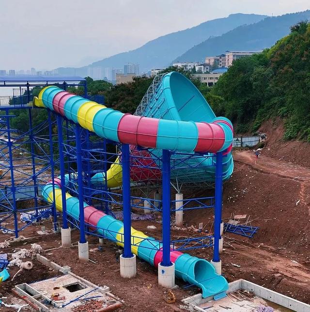 开州新地标！丰乐响水湾水上乐园初现雏形，2026年春节能开放吗