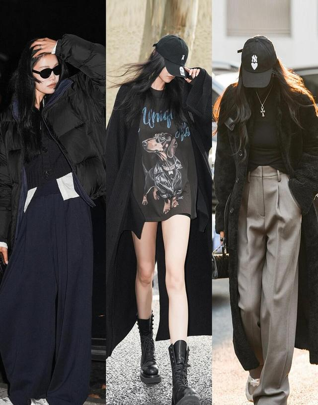 秋冬“珍珠灰+高街冷感”穿搭｜4组公式，日常出街照搬时尚明星范