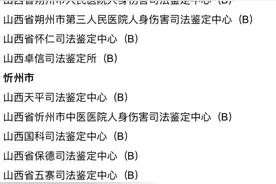 司法动态： 山西省司法厅关于2024年度全省司法鉴定机构诚信等级评估情况的公示图片
