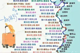 海岸线47天自驾之旅攻略地图，喜欢的收藏起来图片