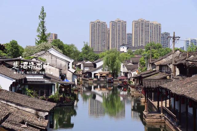 浙江绍兴这条历史街区很低调，但水乡风情浓郁，苦楝花美不胜收