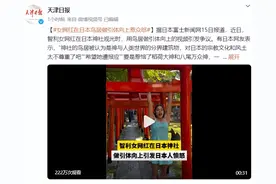 智利女网红在日本鸟居做引体向上惹众怒图片