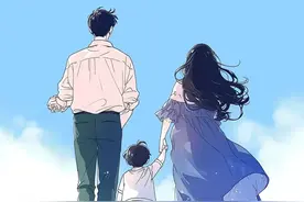 亲子头像｜幸福的背影，希望一切尽意，满心欢喜图片