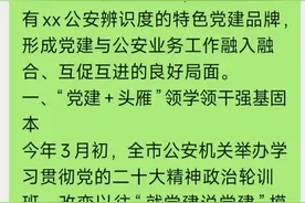 一篇颇具特色的2023年党建经验交流材料，很值得品读和借鉴！图片