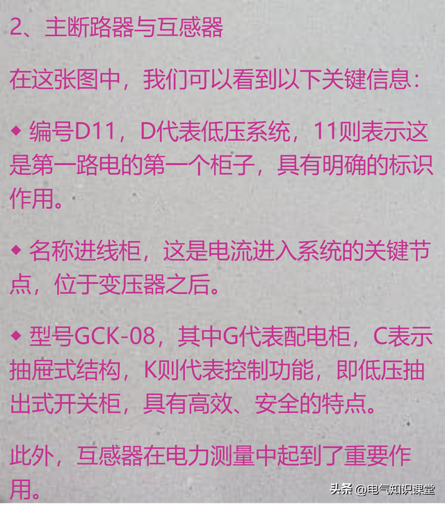 手把手教你读懂低压系统图：从变压器到每个馈电柜