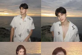 同游普吉？泰国变性人Yoshi与男演员Blew同时同地打卡引关注！图片