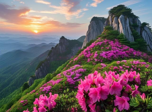 湖北秋色灵秀，五座名山见风骨