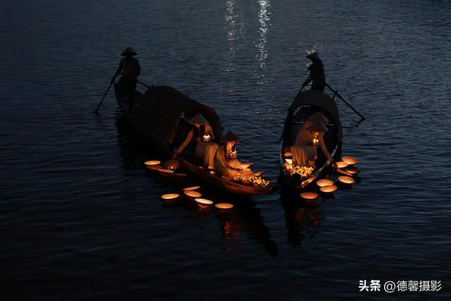 行摄越南，从南到北（11）——巨型渔网&纸花工艺&奥黛女放水灯