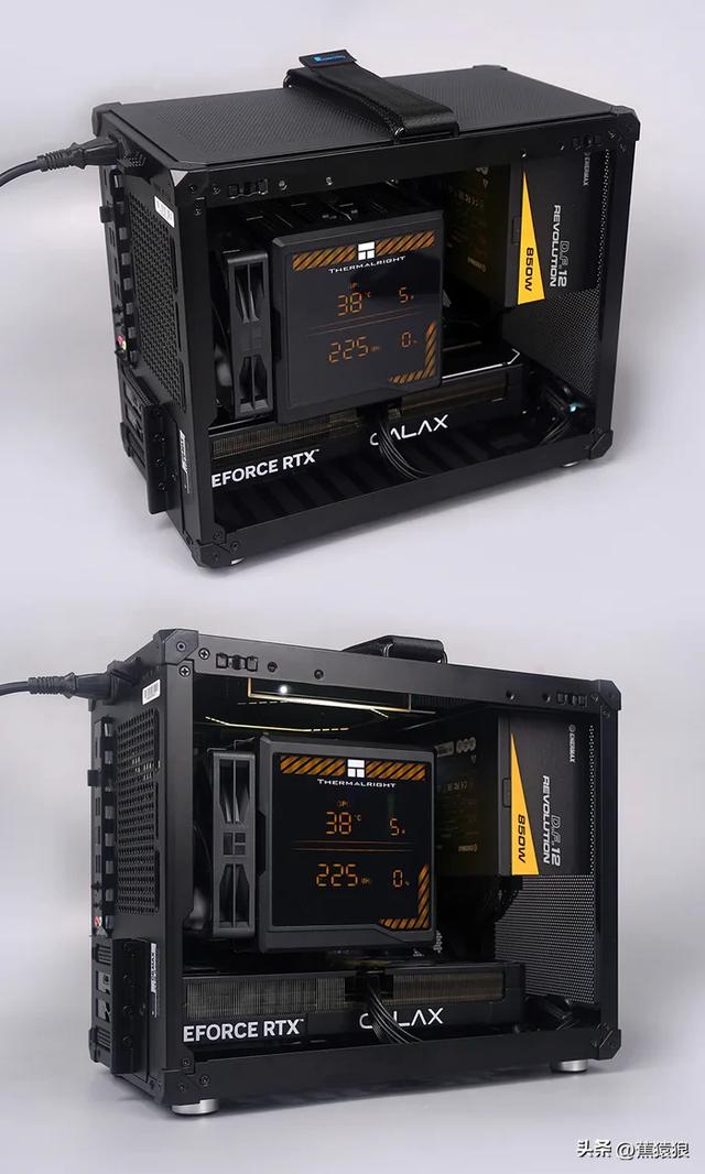 TUF B850M+RTX 5070+R9 9900X+乔思伯 C6 MATX 装机展示分享