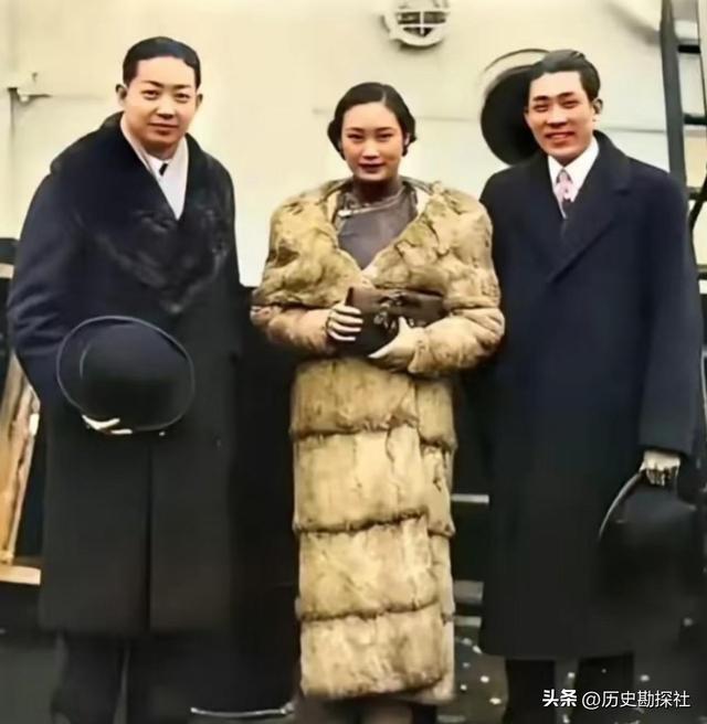 这就是戴笠胡蝶的真实样貌，一个狠一个美，货真价实的罕见照片