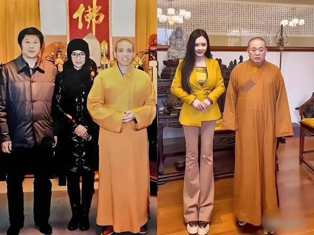 上任才2天，印乐法师和美女大量合影被扒，与释永信区别太明显！