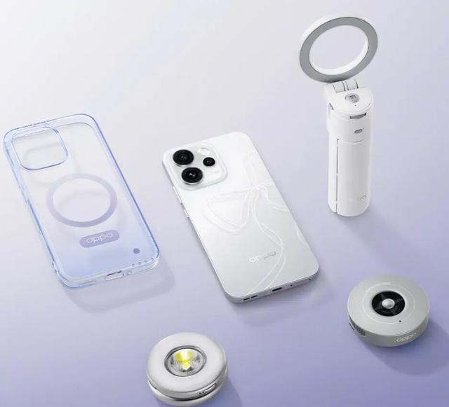 OPPO Reno15 Pro直播套装公布：含磁吸支架自拍杆、补光灯等