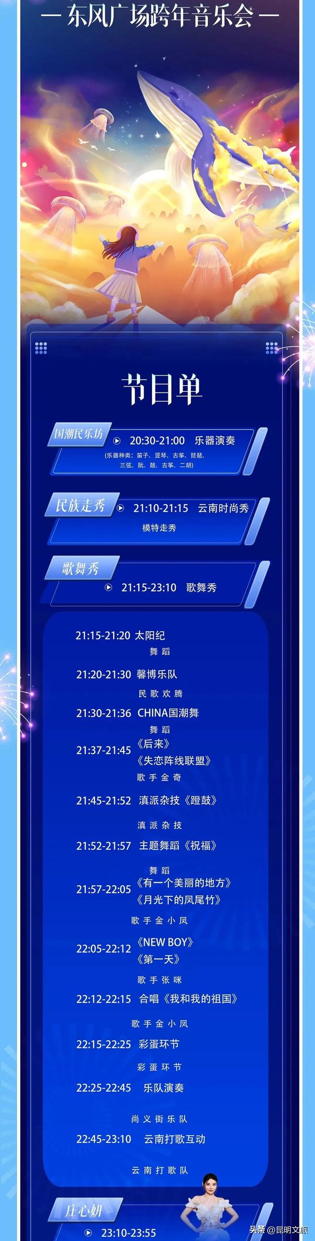 明星集结！音浪强劲！狂欢来袭！在昆明，去哪跨年？去哪嗨皮？请看指路牌→