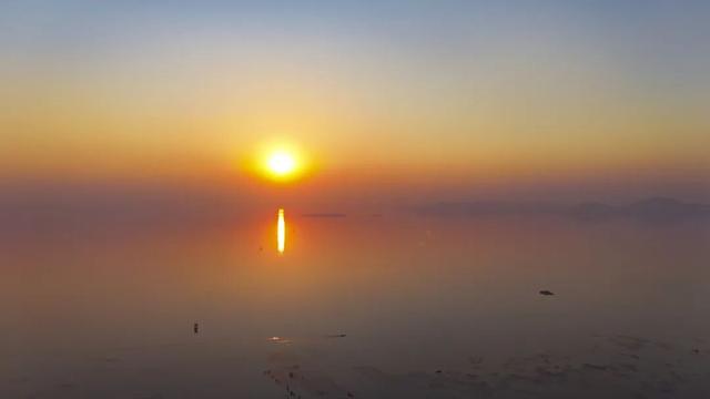 初冬东平湖，最是诗意时