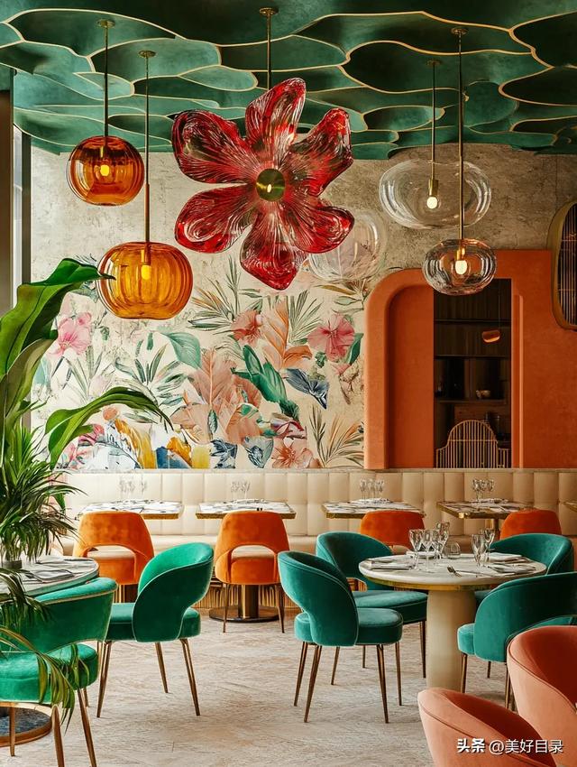 此间春日梦幻餐厅有着来自春天的明媚,春意盎然令人心花怒放!