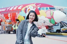 “悟空”真的上天啦！全球唯一一架西游主题彩绘飞机降落太原图片