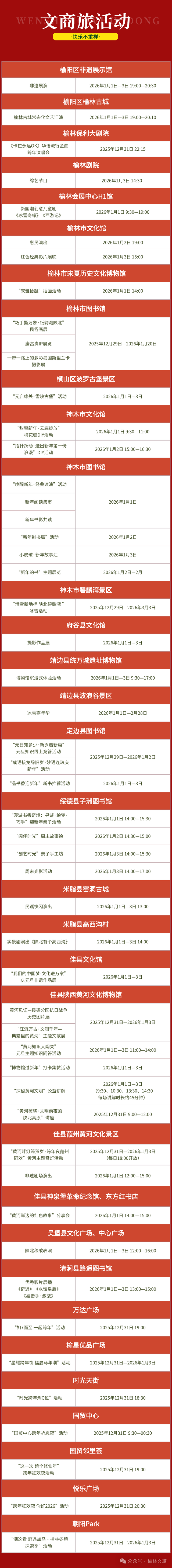 万马奔腾，榆你相遇！元旦假期，带上亲人游榆林~