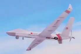 向解放军看齐，海警版翼龙2无人机亮相，盯住东海和南海一举一动图片