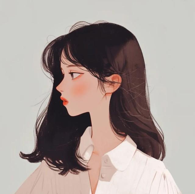 简单气质女生头像