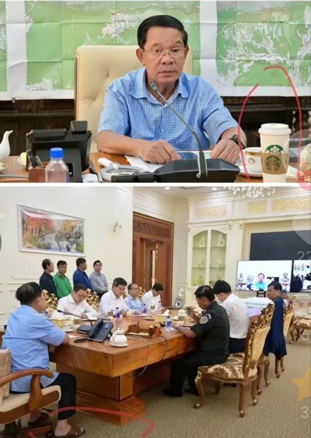 洪玛奈今年48岁，却已满头白发，他是洪森的代言人