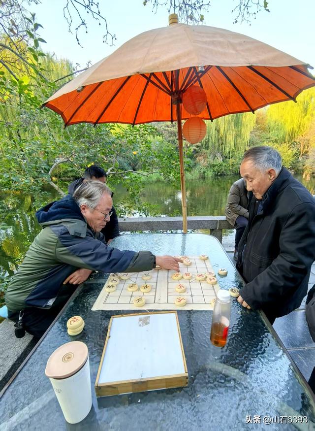 新华社原军事记者陶俊峰泉城美拍：《初冬大明湖晨曦美景》