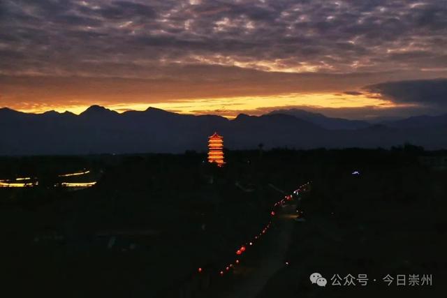 崇州的傍晚，美爆了！