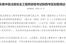 陕西注册安全工程师合格名单发布，通过率极低图片