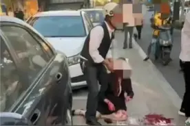 反转，女子被男子持榔头袭击，网友：女子是恒大烂尾楼代理律师图片