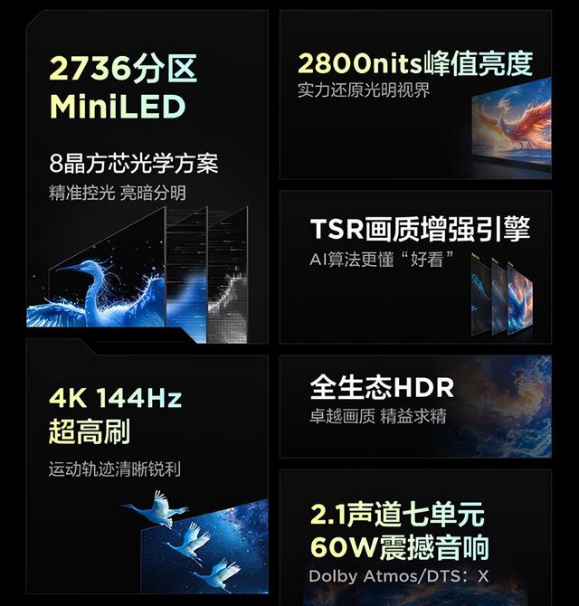 超大屏进入MiniLED时代！三款98、100英寸电视大战，最低5599元
