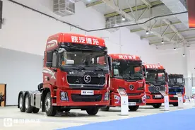 细分市场、载货车也有重磅新车，带你看陕汽重卡2024年会现场展车图片