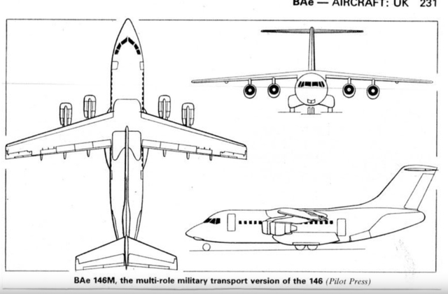 【冷门飞行器192】失败的军用运输机——BAe 146 STA