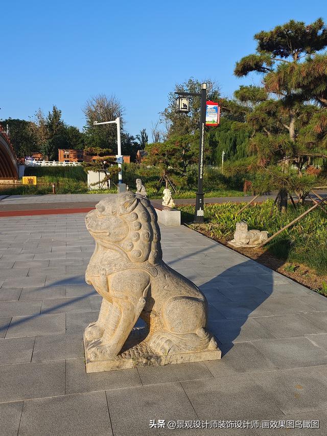 河北省沧州市百狮园公园 旅游照片