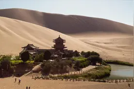 甘肃敦煌沙漠中，也有毒蛇在此生存，在敦煌徒步遇到蛇怎么办？图片