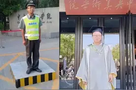 年轻人试错成本有多高？保安用10年逆袭考上央美，如今成了流浪汉图片