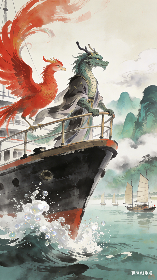 无双道龙赵小荣游记《 一笔祥龙行天下 》（一五0）漓江