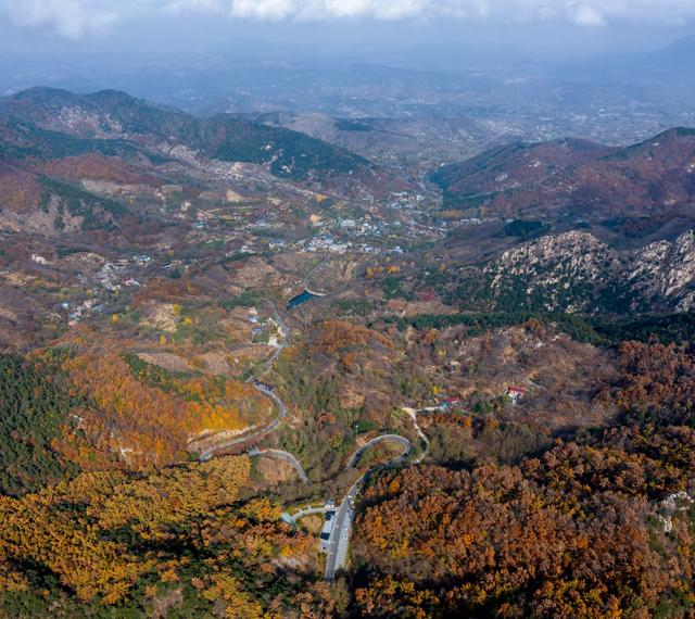 蒙山旅游区大洼秋景