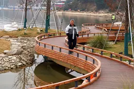 退休老人：每天到东湖绿道三期散步是享福图片