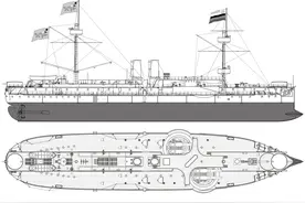 在龙旗下为国而战，1894年甲午战争大东沟海战中北洋海军参战舰艇图片