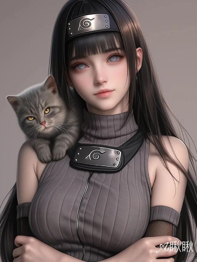 火影忍者 ：3D版日向雏田惊艳绝美，真的好羡慕鸣人啊