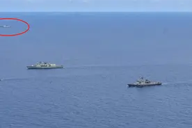 来南海军演不带中国？解放军“杀入”四国舰队，护卫舰紧追菲军舰图片