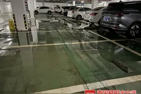地下车库水汪汪，小区多部电梯停摆！物管：需启用公共维修基金图片
